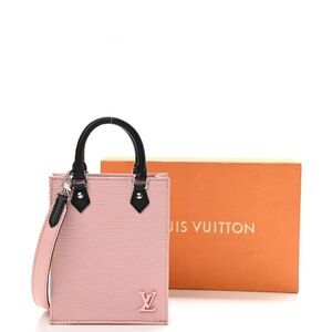 Louis Vuitton Petit Sac Plat Bag Epi rose ballerine. Pink. authentic. NWOT.